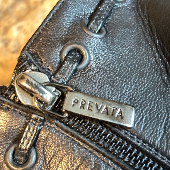 PREVATA Black Soft Leather Short Ankle High Heel Side Zip Boots Booties 7.5 - Picture 9 of 10